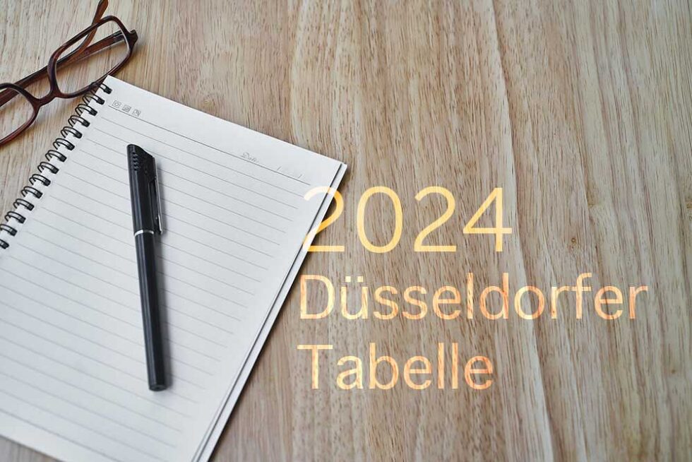 Düsseldorfer Tabelle 2024 Kanzlei ArtmannEichler